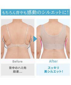 BRADELIS New York 【Yukine inc. 】ゆきねえモアソフト快適ホールドブラ24  接触冷感 ノンワイヤーでラクに補正 ブラジャー YH124201