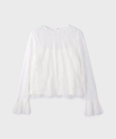 GRACE CONTINENTAL レースボウタイブラウス