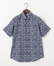 JOSEPH ABBOUD 【清涼感】テクスチャライズドライ フラワーエアリノ シャツ