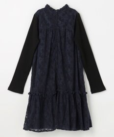 組曲 KIDS 【150-160㎝】スノウレースワンピース