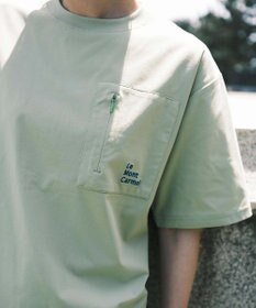 SHARE PARK LADIES 【UVカット・吸水速乾・ストレッチ・軽量 】バックプリントポケットTシャツ（S・Mサイズ）