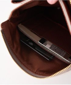 MIYABIYA 南蛮七宝 ソフトレザー ダブルポシェット