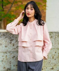 ANY SIS ラッフルレイヤード ブラウス