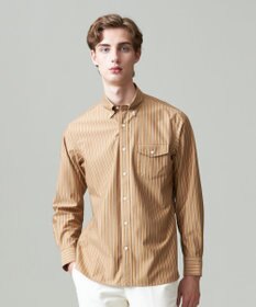 J.PRESS MEN KANEMASA マルチストライプジャージ シャツ