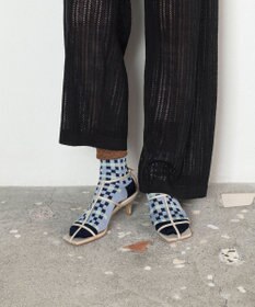 TRICOTE フレア チェックソックス