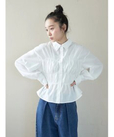 earth music&ecology ビスチェライクシャーリングシャツ
