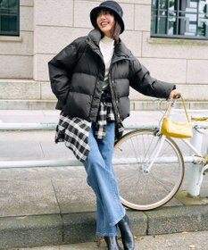 23区 L 【洗える】ブラッシュド ビエラチェック シャツ