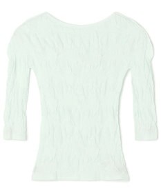 Chacott シアーレースボートネックトップ