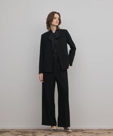 GRACE CONTINENTAL ストライプボウブラウス