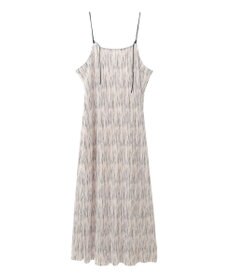 Green Parks ・ＥＬＥＮＣＡＲＥ　ＤＵＥ　フロントＺＩＰプリーツワンピ