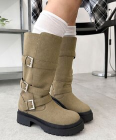 WEGO サイドベルトロングブーツ