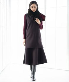 自由区 【XSサイズ～/洗える】ベアテレコ ボトルネック カットソー