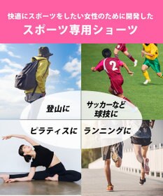 CW-X 【WOMEN】 CW-X 3D フィットショーツ 【お尻にくいこみにくい すそがズレあがりにくい】 スポーツ専用 はきこみ丈あさめ HSY300 /ワコール