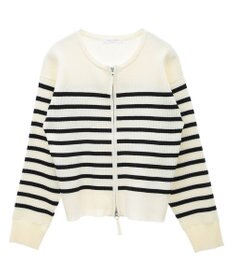 Green Parks ＺＩＰ付きニットカーディガン