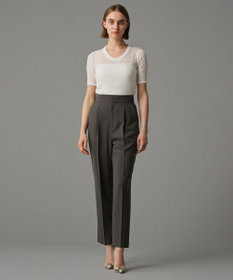 uncrave 【手洗い可】シアー ランダムリブ Uネック カットソー（uncrave STANDARD）