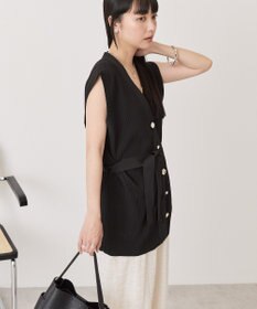 AMERICAN HOLIC 金ボタンニットジレ