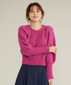 Feroux 【洗える】ブークレーラグラン ニット