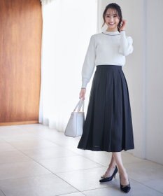 ANY SIS L 【アンサンブル対応】バイカラーリブ ニット