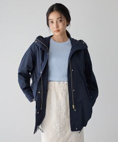 YECCA VECCA [撥水/花粉ガード]ミドル丈マウンテンパーカー