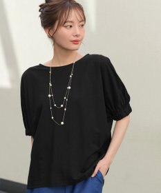 Tiaclasse 【接触冷感】袖ギャザードルマンプルオーバー