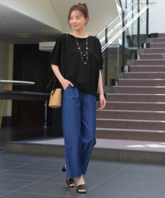 Tiaclasse 【接触冷感】袖ギャザードルマンプルオーバー