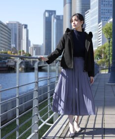 Tiaclasse エコファー付きフードショートコート