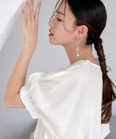 Tiaclasse 【接触冷感】袖ギャザードルマンプルオーバー