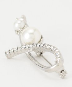 ANY SIS ドロップパール調 ブローチ