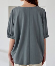 Tiaclasse 【接触冷感】袖ギャザードルマンプルオーバー