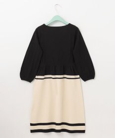 TOCCA 【洗える！】BI COLOR PONPON KNIT ニットドレス