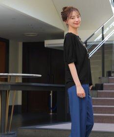 Tiaclasse 【接触冷感】袖ギャザードルマンプルオーバー