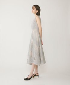 GRACE CONTINENTAL レースパッチワークドレス