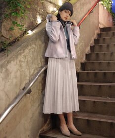 Tiaclasse エコファー付きフードショートコート