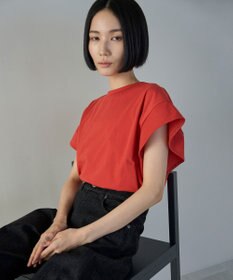 UNFILO フレアスリーブ Tシャツ