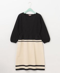 TOCCA 【洗える！】BI COLOR PONPON KNIT ニットドレス