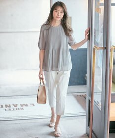 ANY SIS S 【洗える】エアリープリーツ ブラウス