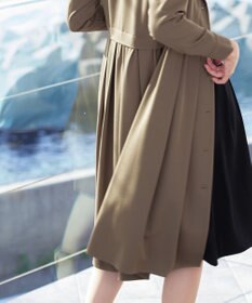 Tiaclasse 【洗える】フレアトレンチコート