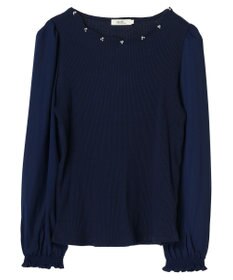 earth music&ecology スカラップビジュープルオーバー