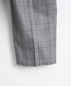 WEGO 【SCHOOLITEM】メンズスクールチェックセミワイドスラックス