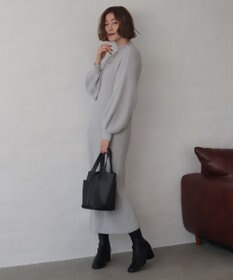 WEGO 【WEB限定/2025年秋冬新作】ニットワンピース