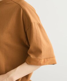 Green Parks 裾ドロスト５分袖ドッキングチュニック