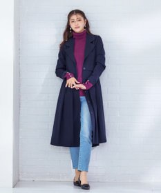 Tiaclasse 【洗える】フレアトレンチコート