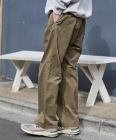 WEGO 【ユニセックス着用ITEM/XSSMLサイズ展開/ウエストゴム】ユルフィットコットンイージーパンツ