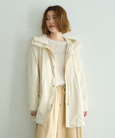 YECCA VECCA [撥水/花粉ガード]ミドル丈マウンテンパーカー