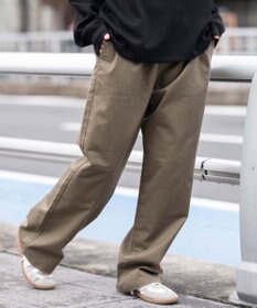 WEGO 【ユニセックス着用ITEM/XSSMLサイズ展開/ウエストゴム】ユルフィットコットンイージーパンツ