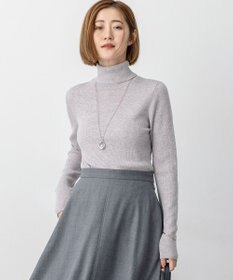 23区 S 【滝沢眞規子さん着用/WEB限定カラーあり】ウーステッドウール リブタートル ニット