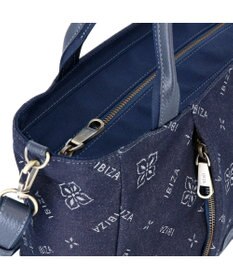 IBIZA アスール　ロゴデニム　2WAYバッグ