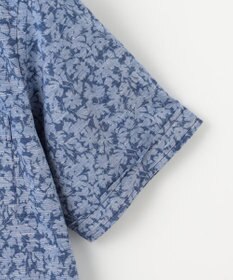 JOSEPH ABBOUD 【清涼感】テクスチャライズドライ フラワーエアリノ シャツ