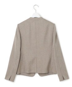 23区 S 【洗える】ウールライクカルゼ ノーカラージャケット