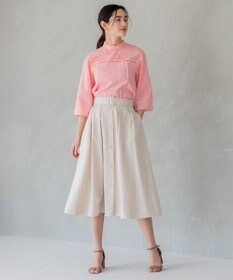 組曲 エンブロイダリーレースハイネック ブラウス